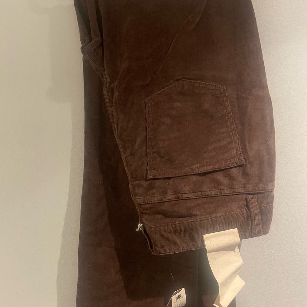 Talbots Brown Corduroy Pants Relaxed Fit